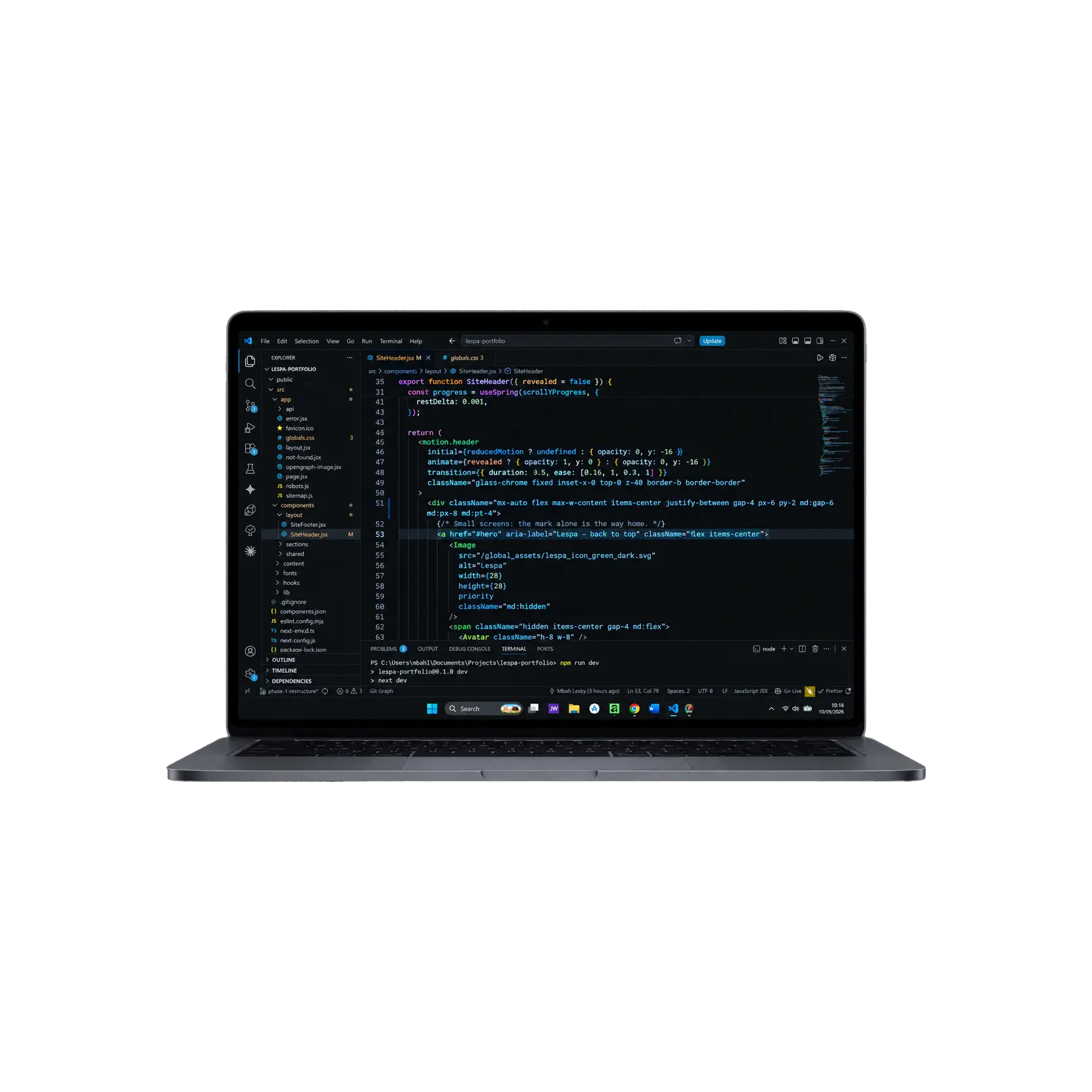 Web development and code architecture