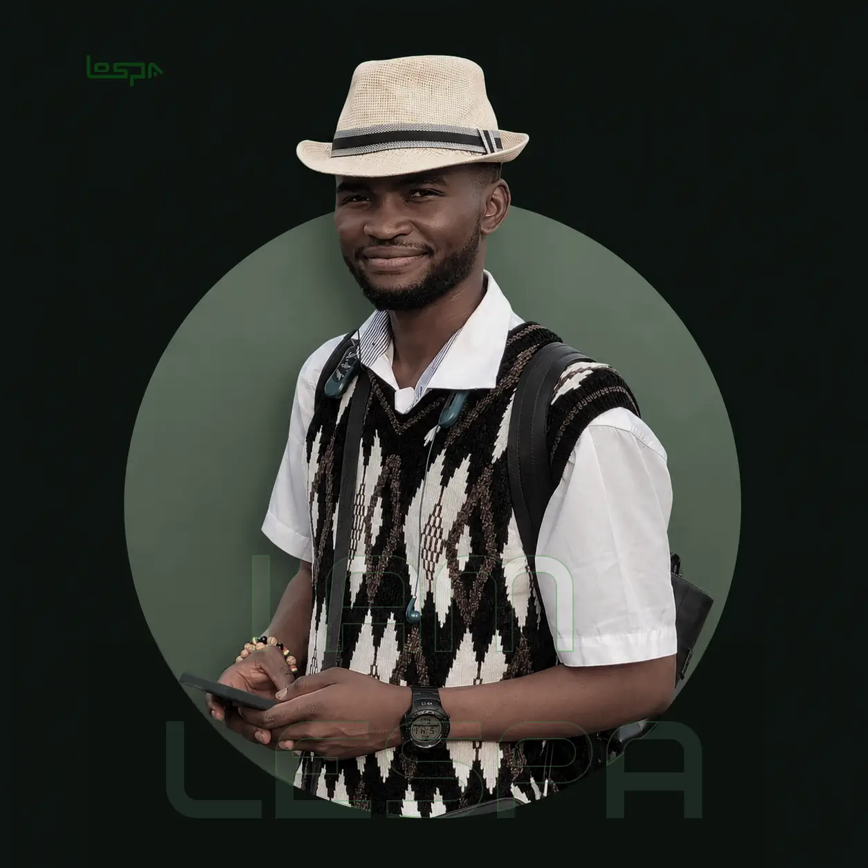 Mbah Lesky, known as Lespa.